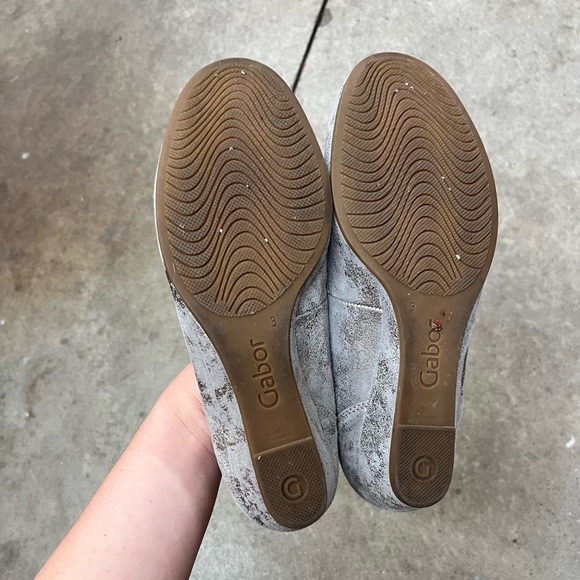 Gabor Silver Ballerina Slippers - Picture 3 of 5